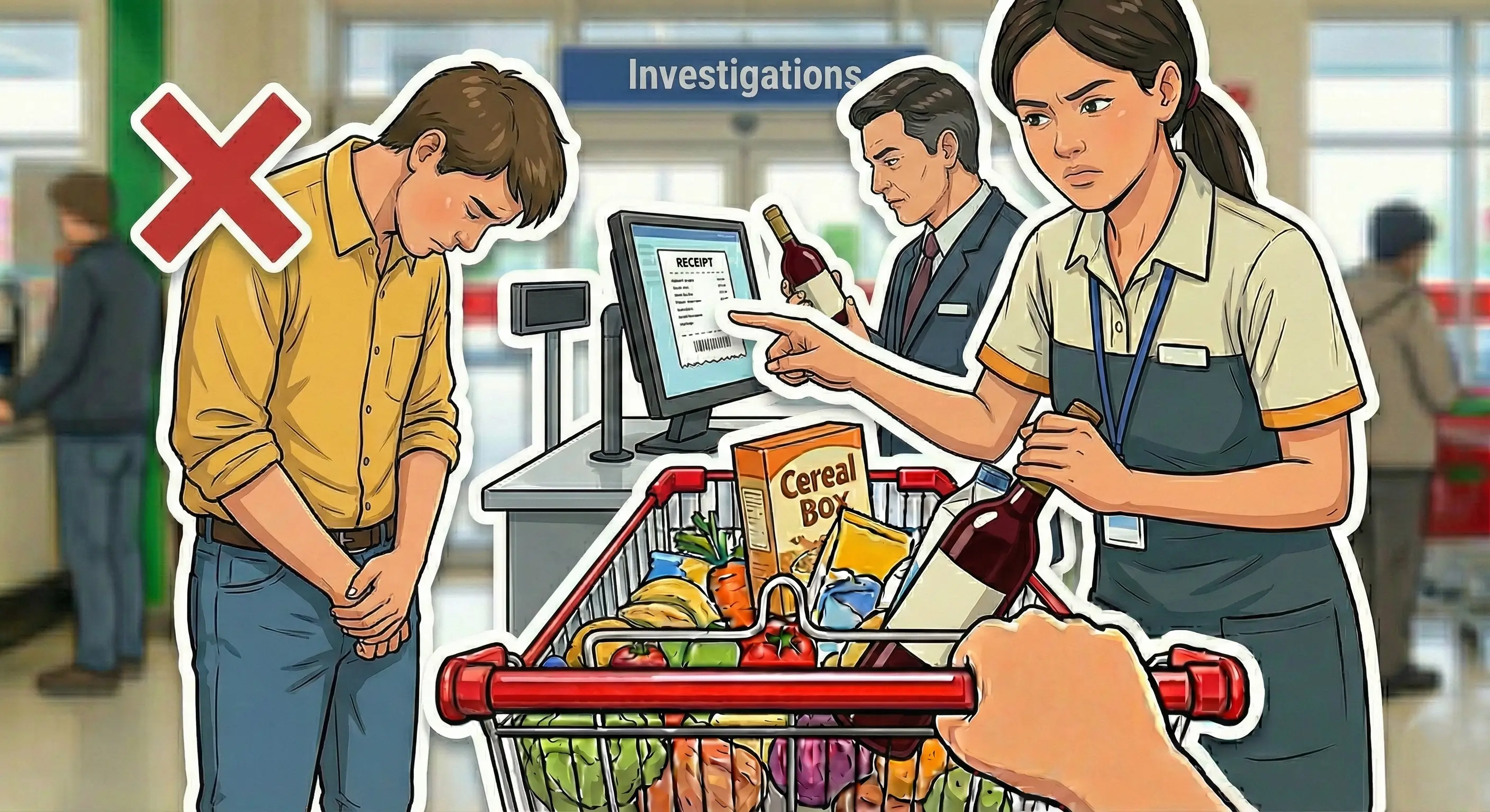 Security team auditing suspicious checkout context